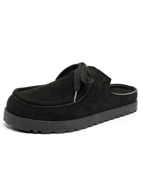 Suede Birkenstock Lace-up Closed-toe Slippers