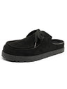 Suede Birkenstock Lace-up Closed-toe Slippers