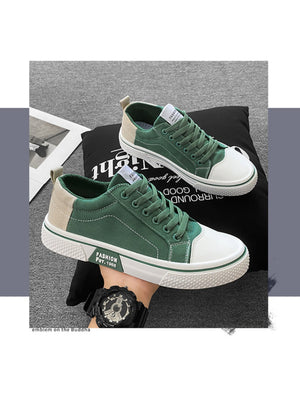 Liber Four Seasons Colorblock Canvas Men's Casual Sports Shoes