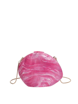 Mirrored Acrylic Evening Fashion Shoulder/Crossbody Bag