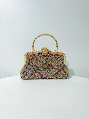 Liber Four Seasons ACC Rivet Diamond Shell Bag