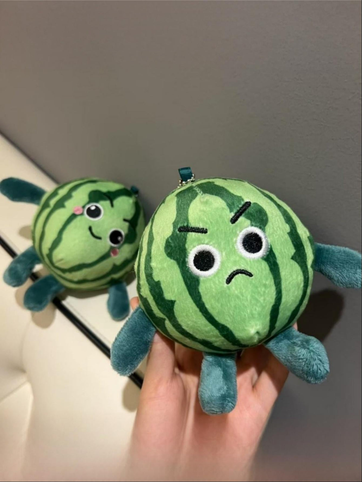 Wassermelonen-Puppen-Schlüsselanhänger