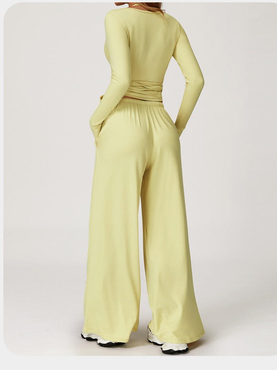 Sanded Yoga Quick-drying Sports Three-piece Gym Outfit