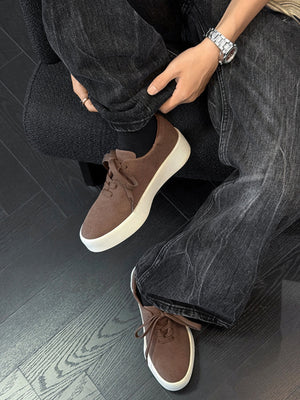 Suede Platform Sneakers