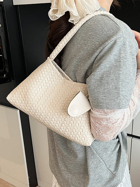 Woven Embossed Handbag