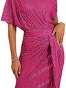 Sloping Shoulders Sequins Bandage Parties Mini&Short Dresses