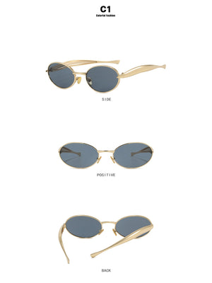 Small Oval-shaped Sunglasses