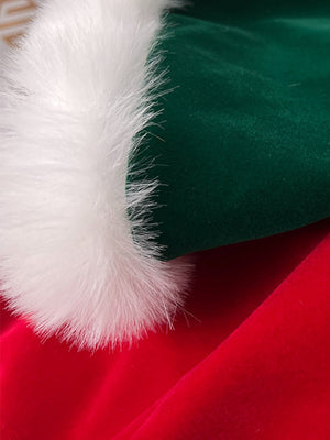 Christmas Party Stage Performance Dress Hats 2-piece Sets