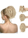 Short, Curled Ponytail Wig With Clip