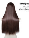 U-shaped Half-head Wig With Seamless Hair Extensions, One-piece Long Straight Wig