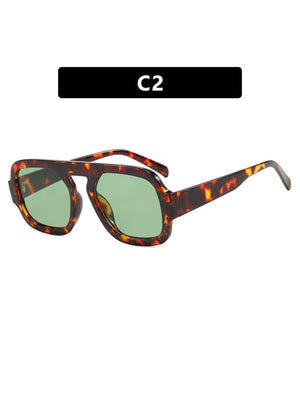Leopard Print Sunglasses