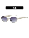 Small Oval-shaped Sunglasses