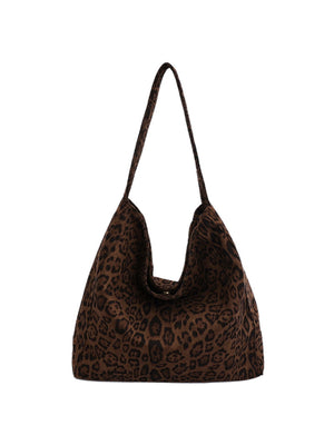 Leopard Print Large Capacity Shoulder Bag