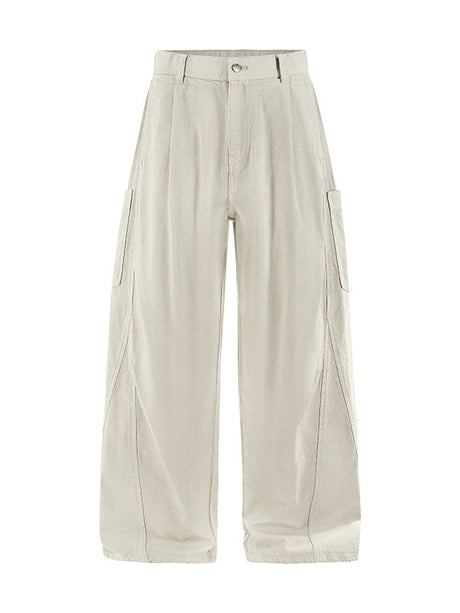 Liber Autumn Neutral wear Solid Color Pants