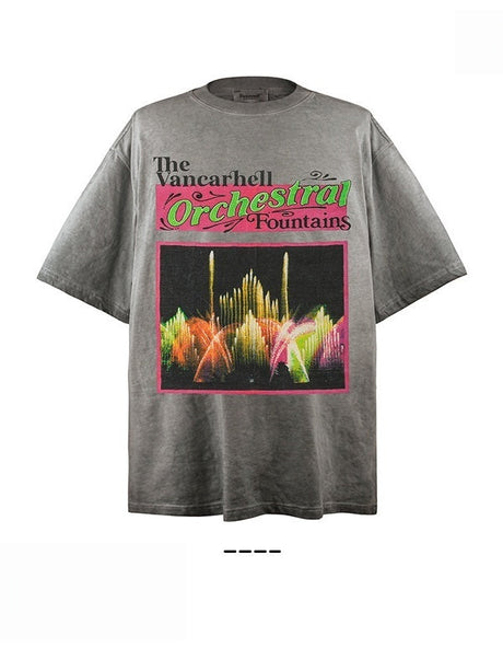 Liber Summer Neutral Printed Pattern T-shirts