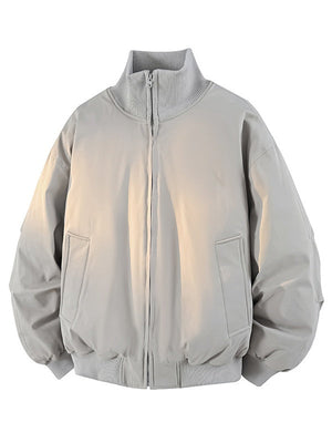 Three-proof Stand-up Collar Retro Workwear Flight Cotton Jacket