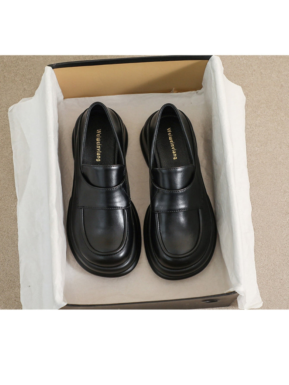 Liber Spring and autumn women's thick-soled loafers