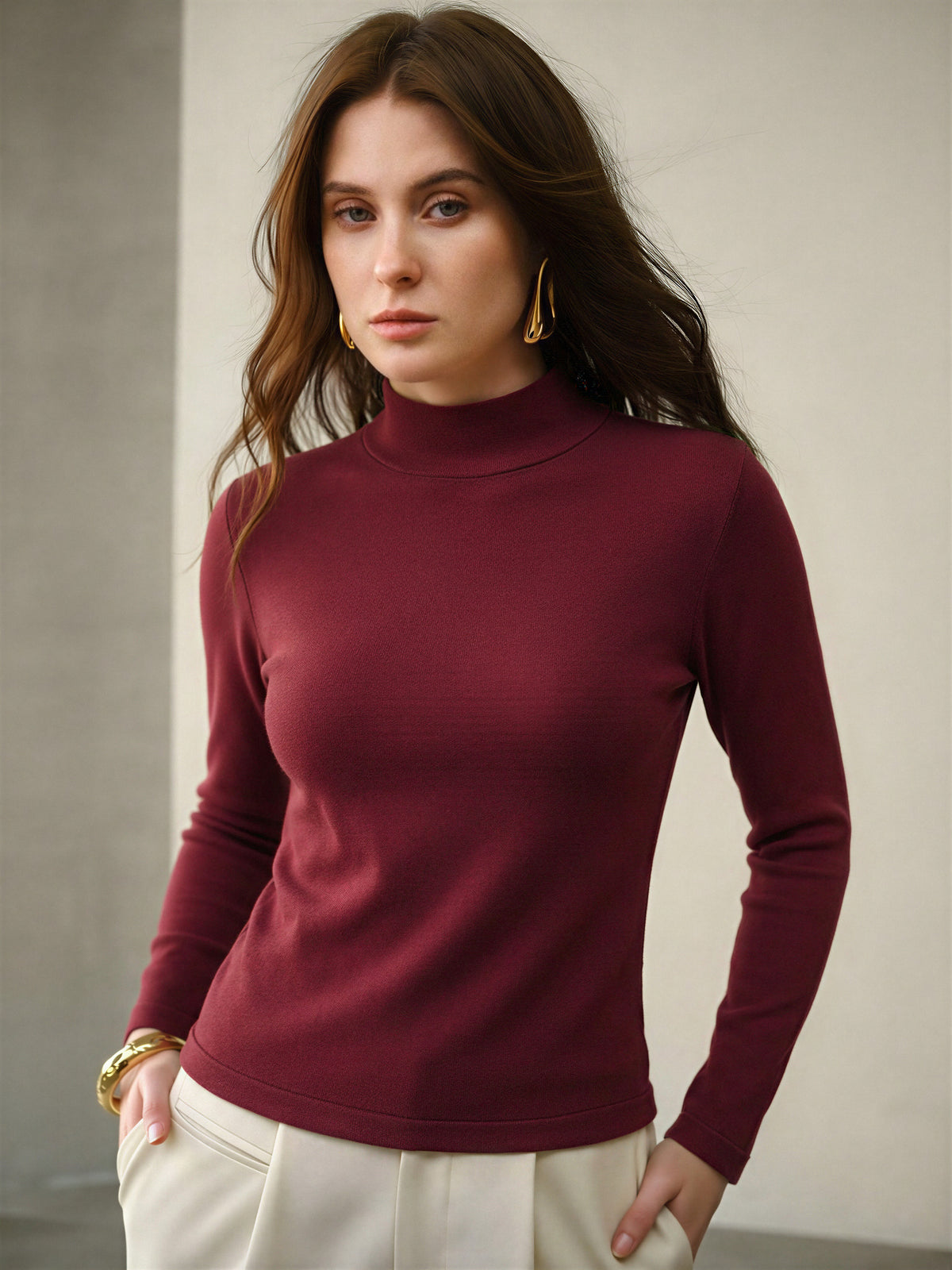 Turtleneck Base Layer Sweater