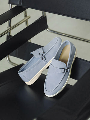 Suede Slip-on Loafers