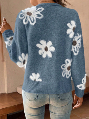 Flower pattern Cardigans