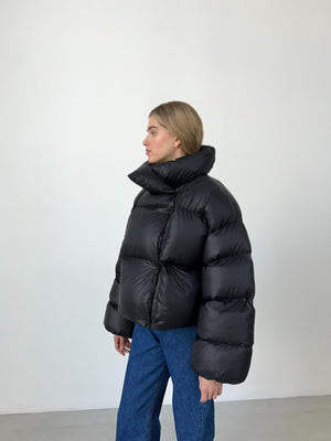 Trendy Puffer Jacket/Padded Coat - Street Style Short Hooded Puffer Jacket