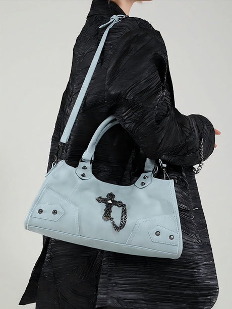 It's A Chain-studded Handbag.