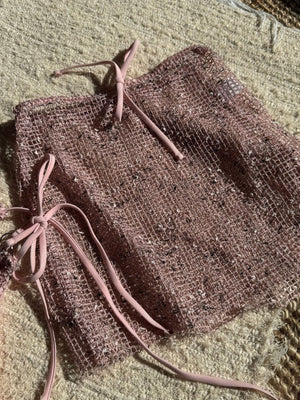 Mesh Sexy Strappy Swimsuit Bikini Three-Piece Set