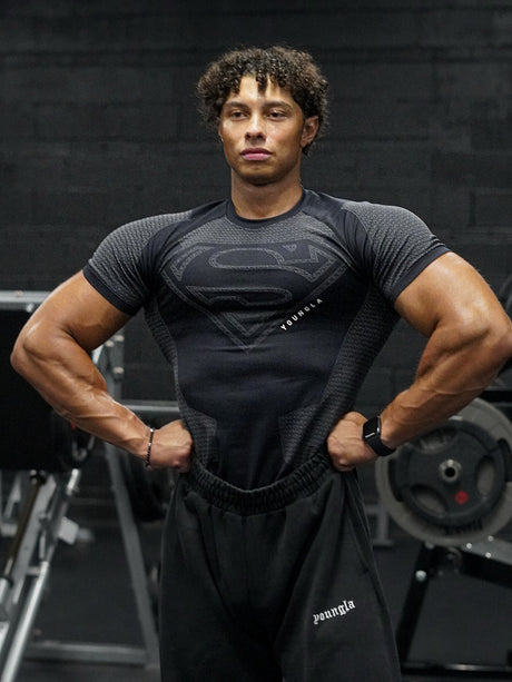 YOUNGAL Fitness Sports Quick-drying Breathable Tight T-shirts
