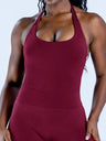 Seamless With Breast Pads Exercise Yoga Halter Top
