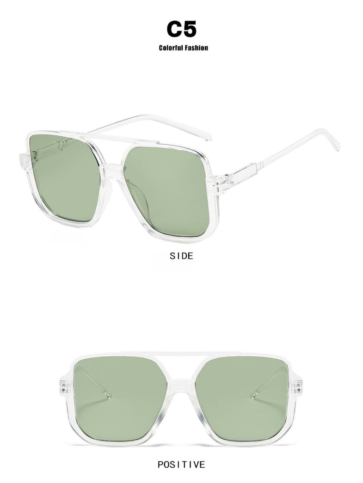 Lunettes de soleil carrées tendance