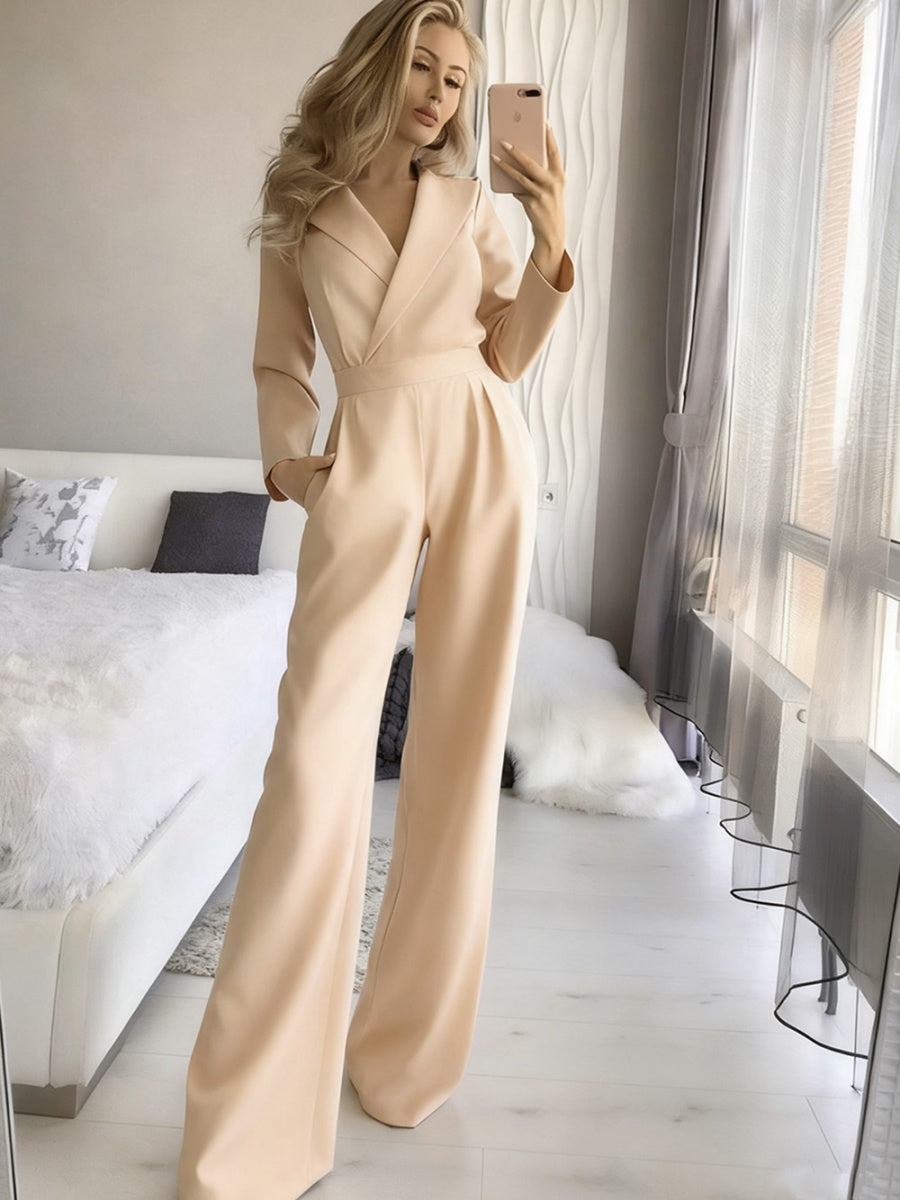Brother-in-law Long Sleeve Pocket Jumpsuits