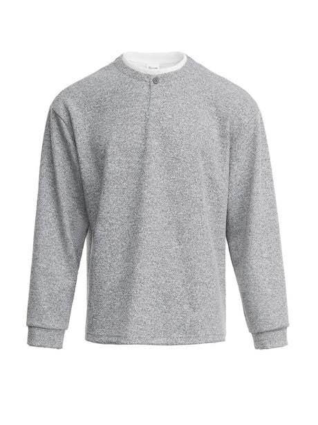 Layered-look Henry Collar T-shirts