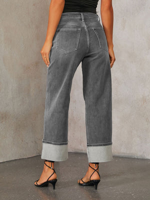 Liber Spring Women's Old Jeans