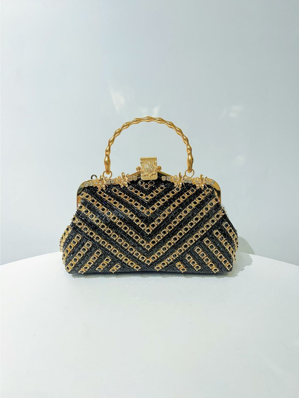 Liber Four Seasons ACC Rivet Diamond Shell Bag