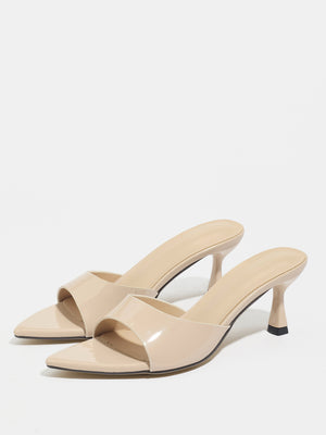 Elegant Pointed-toe High-heeled Sandals