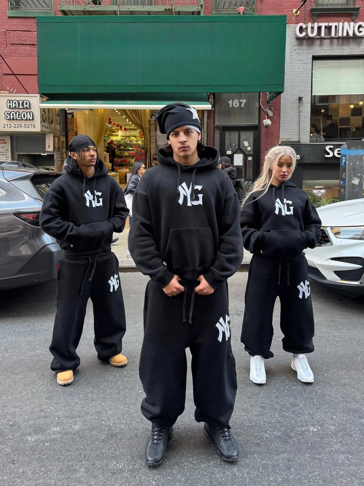 Liber Autumn Neutral wear Geometric patterns 2-piece Sets