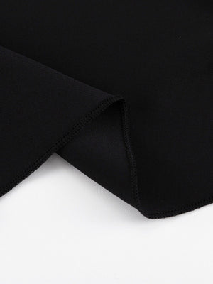 V-neck Flared Sleeves Waist Mini&Short Dresses