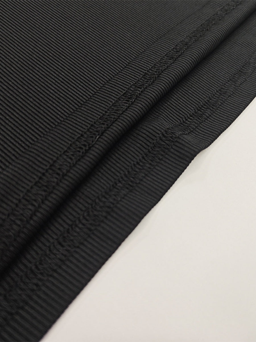 【SHIP AS USUAL】one Shoulder Long Sleeve Knitting Maxi Dresses