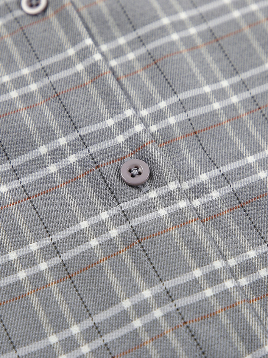 Liber Autumn Women's Buttons Plaid Shirts