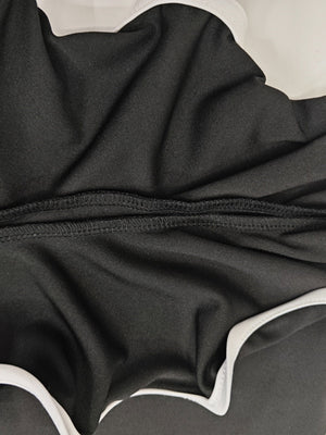 【SHIP AS USUAL】Crew Neck Sleeveless Lotus Leaf Crimping Mini&Short Dresses