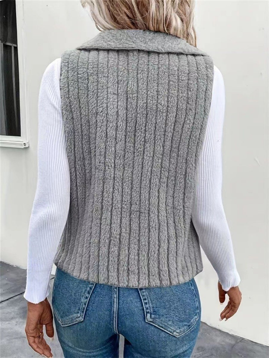 Simple Sleeveless All-match Solid Color Vests