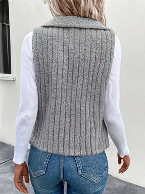 Simple Sleeveless All-match Solid Color Vests