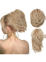 Short, Curled Ponytail Wig With Clip