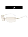 Frameless Square Sunglasses