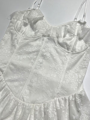 Lace Ruffle Sexy Mini&Short Dresses