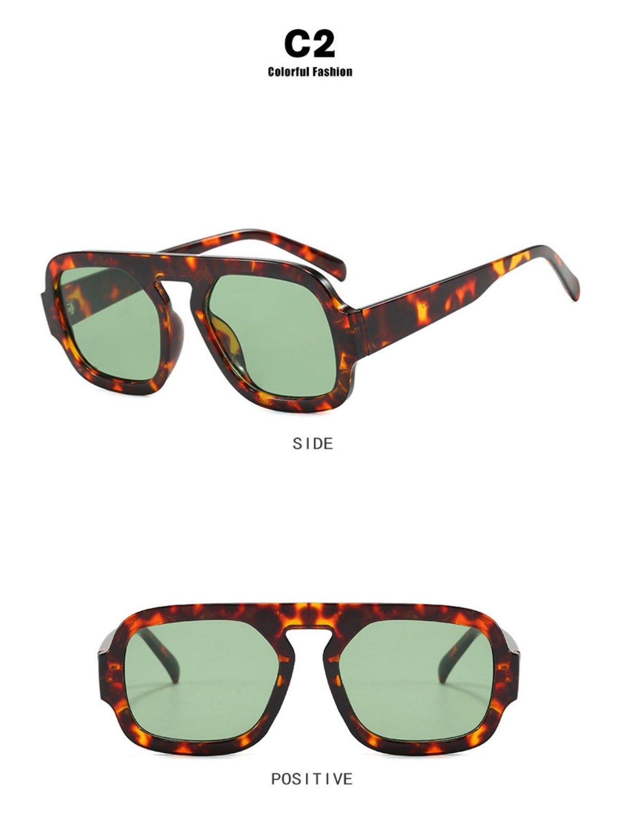 Leopard Print Sunglasses