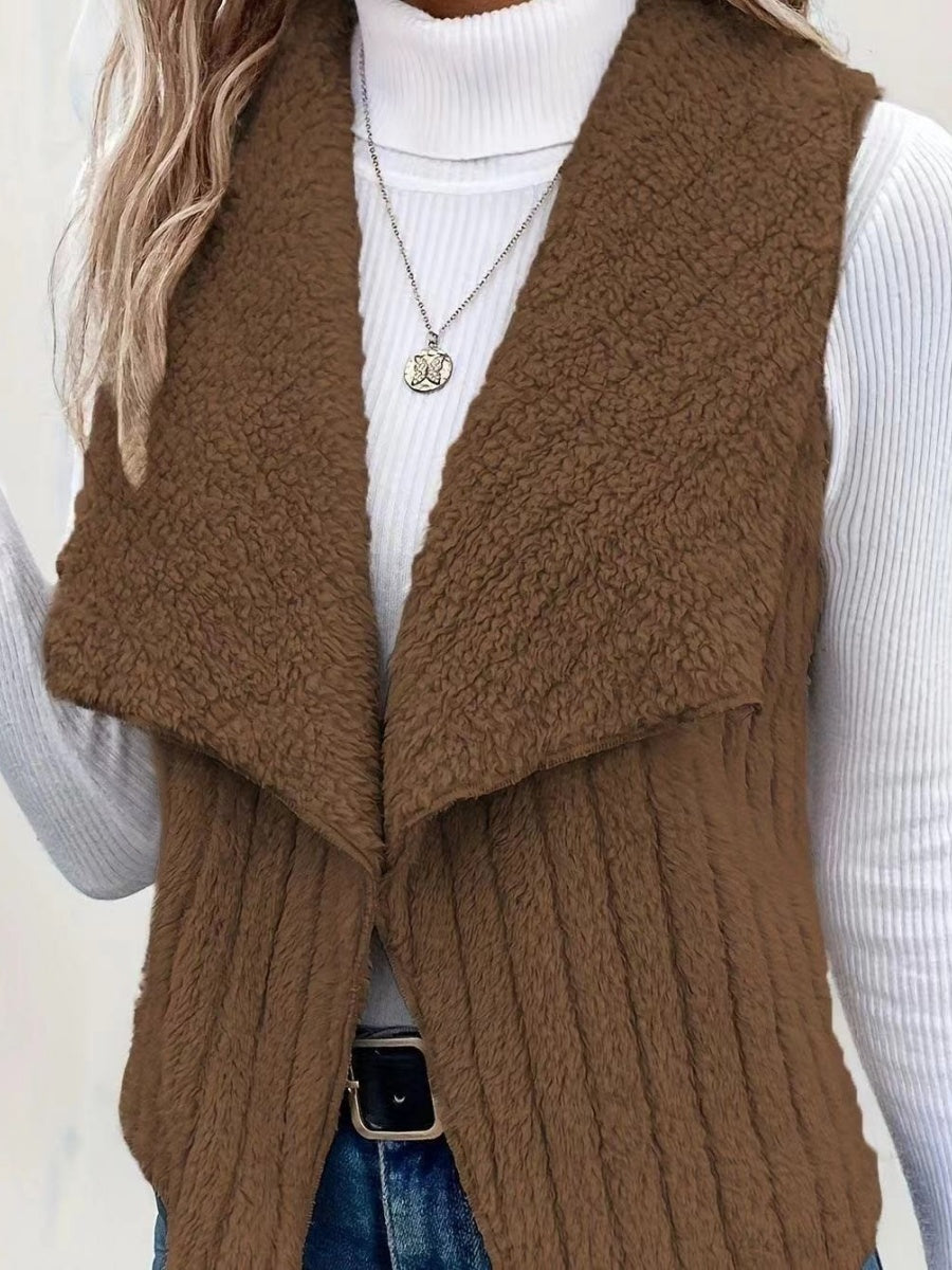 Simple Sleeveless All-match Solid Color Vests