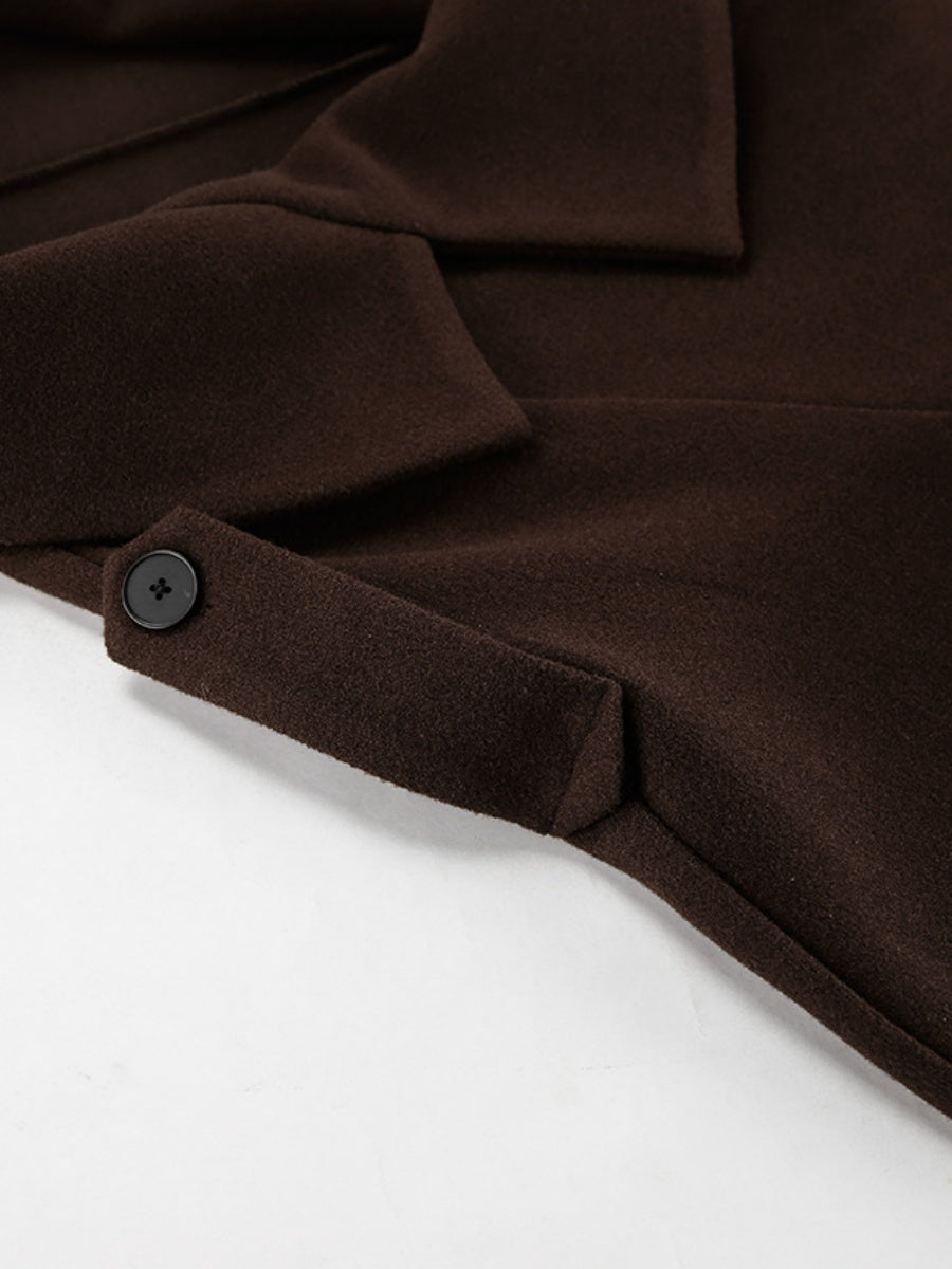 Liber Autumn Women's Woolen cloth Solid Color Jackets