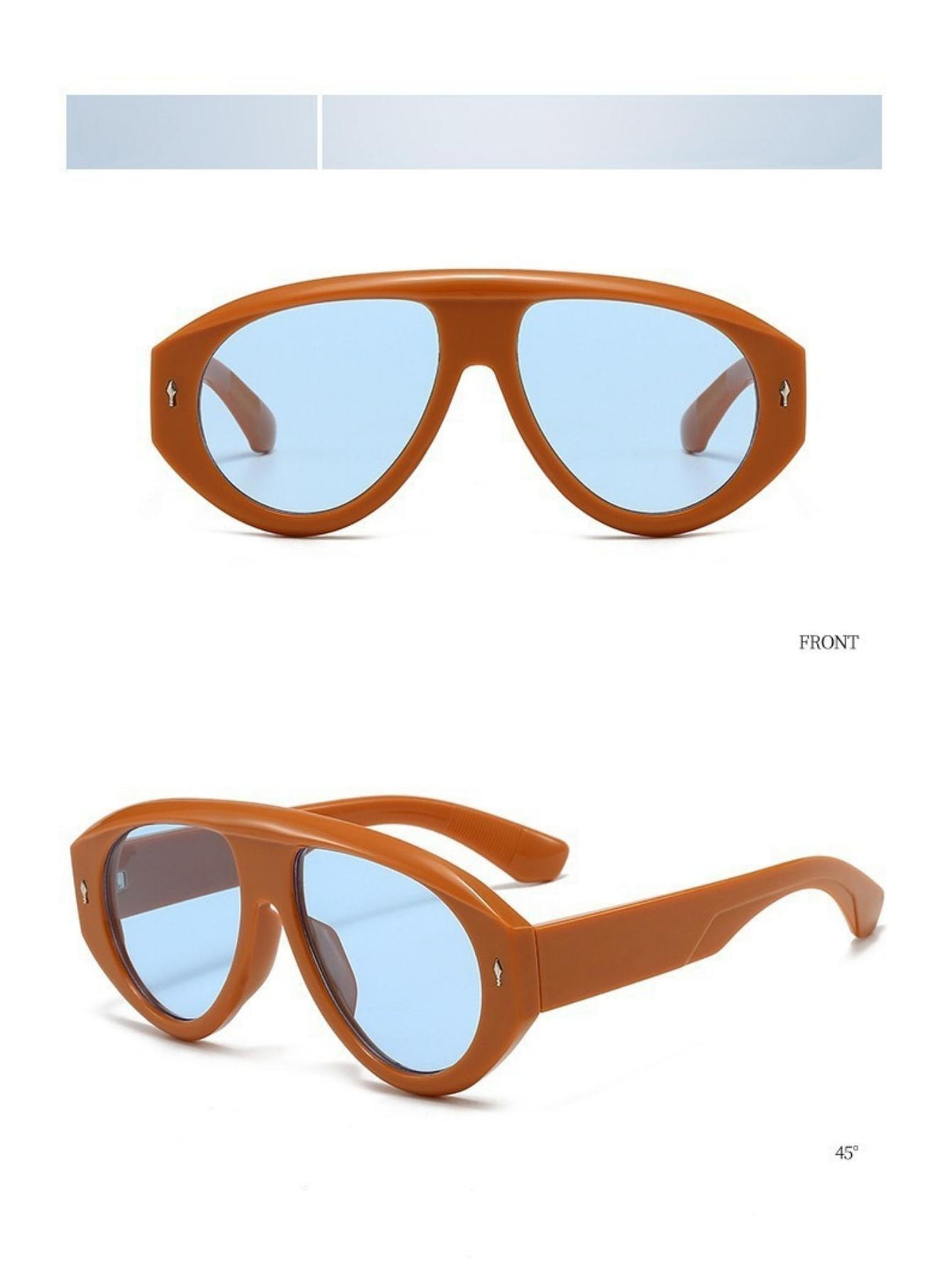 Full-frame Irregular Sunglasses