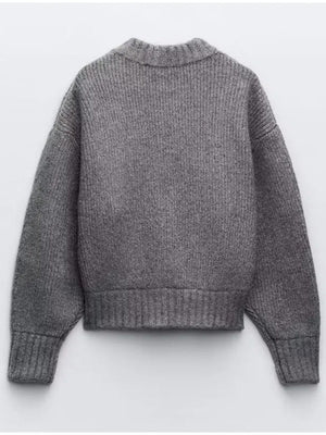 Liber Autumn Women's Knitting Sweatshirts&Hoodies
